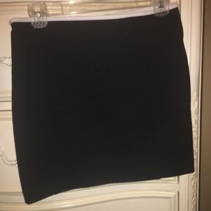 Black pencil skirt
